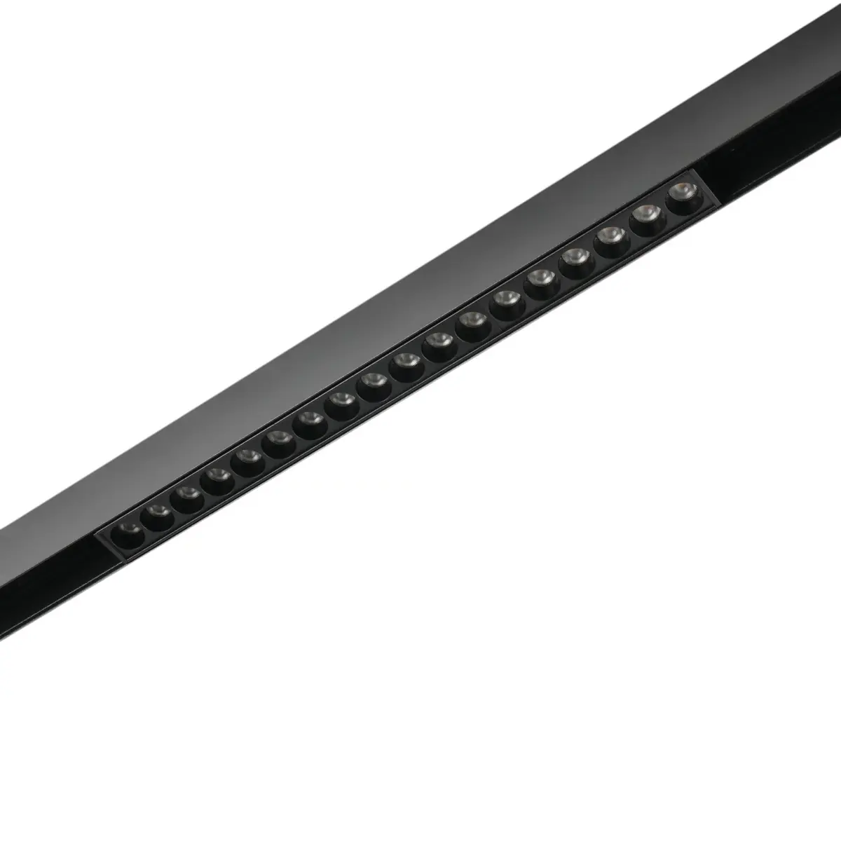 Трековый светодиодный светильник 48V магнитный MyFar ФлоуПоинт MT0211-18W3K-B