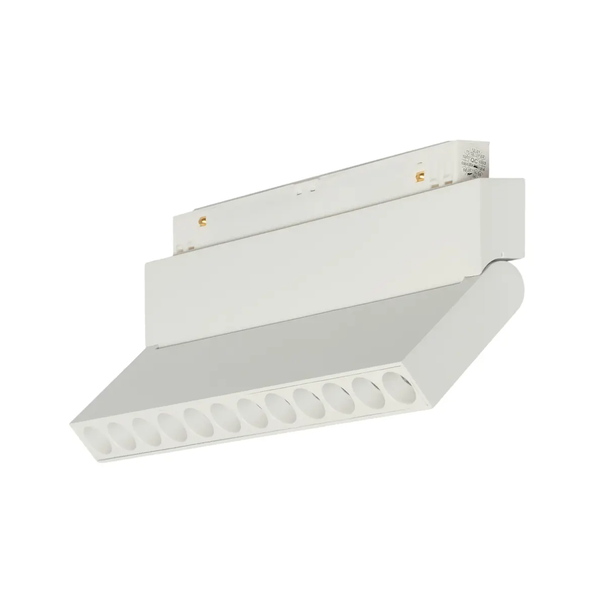 Трековый магнитный светодиодный светильник 12W 48V MyFar ФлоуПоинт MT0213-12W3K-W