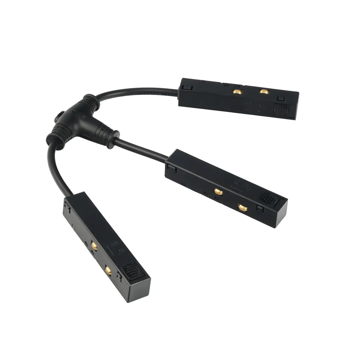 Т-образный коннектор питания гибкий 48V MyFar МагСет MT0200-FCT-B