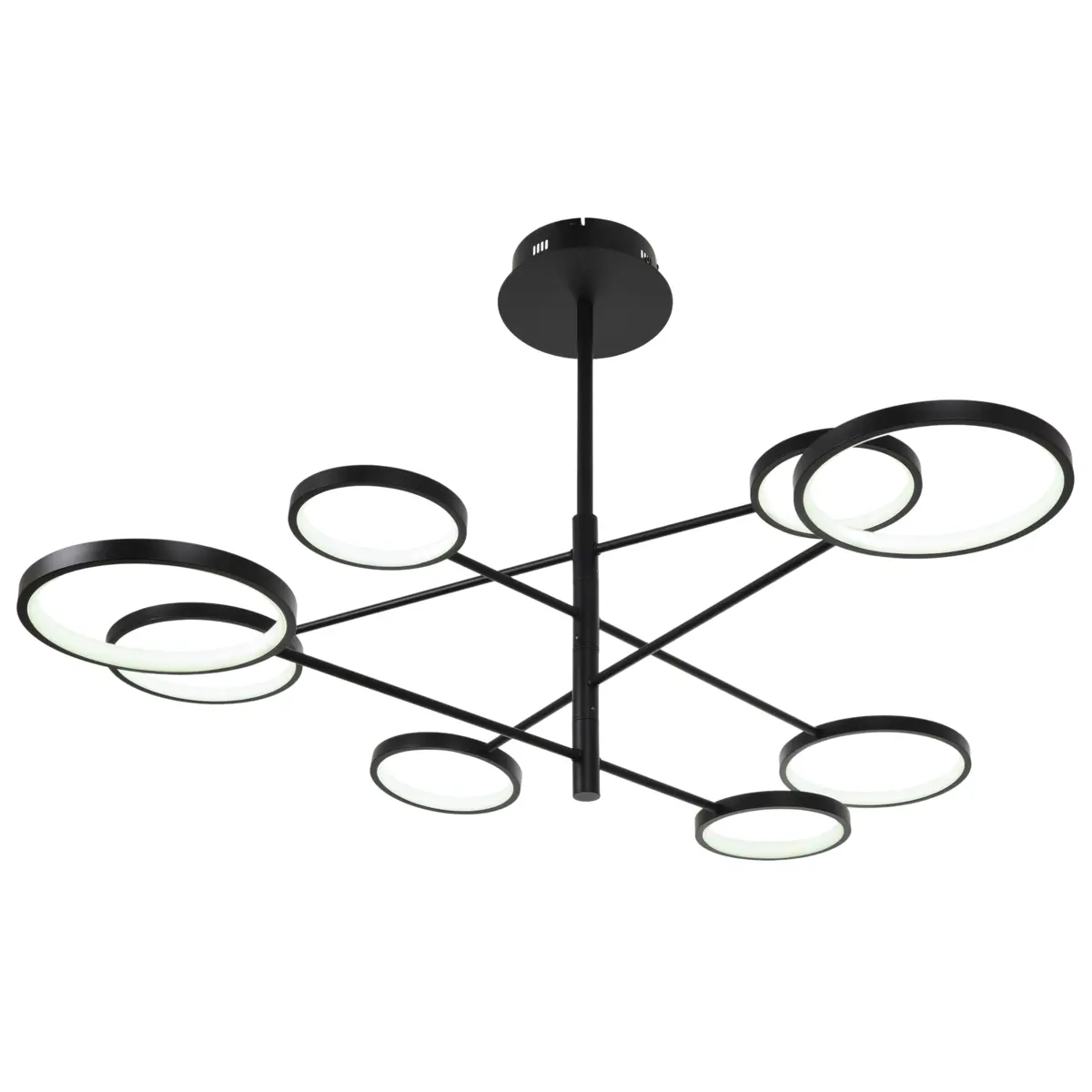 Потолочная люстра на штанге светодиодная MyFar Ева MR1220-8CL