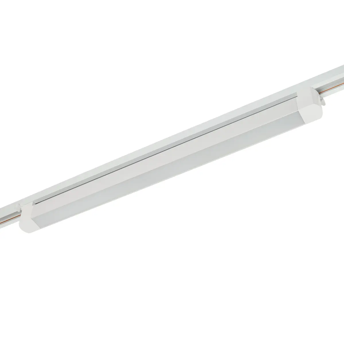 Трековый однофазный светодиодный светильник 30W 220V MyFar Лайнс MT0112-30W3K-W