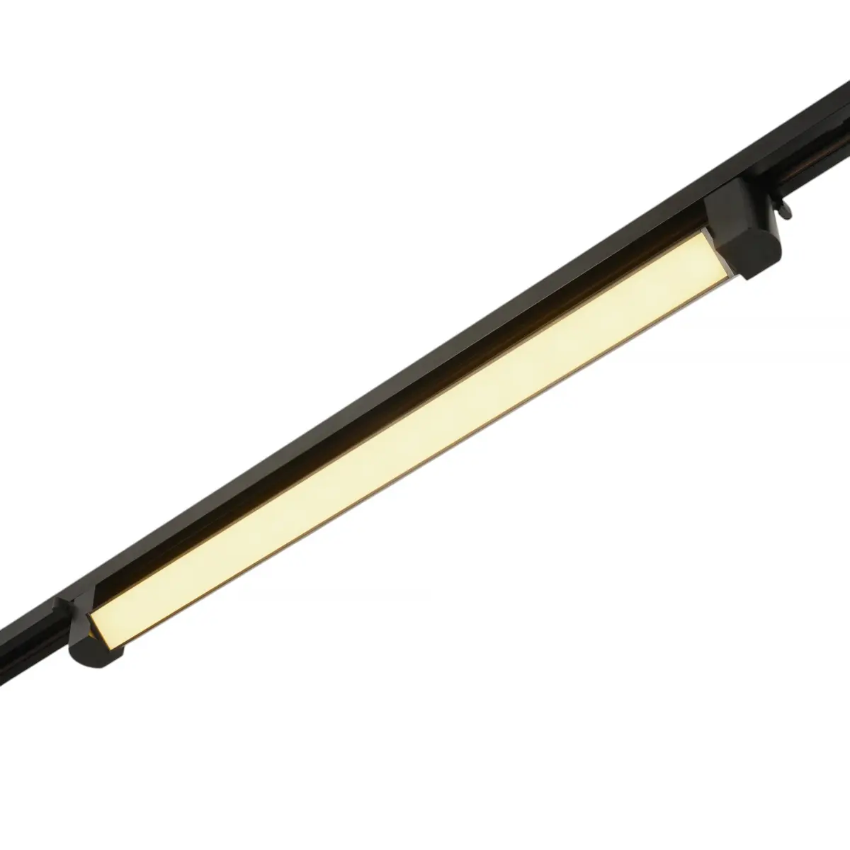 Трековый светодиодный светильник 220V однофазный MyFar Лайнс MT0112-30W3K-B