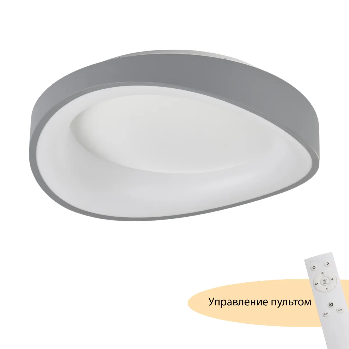 Потолочный светильник с пультом управления круглый MyFar Диона MR9190-CL