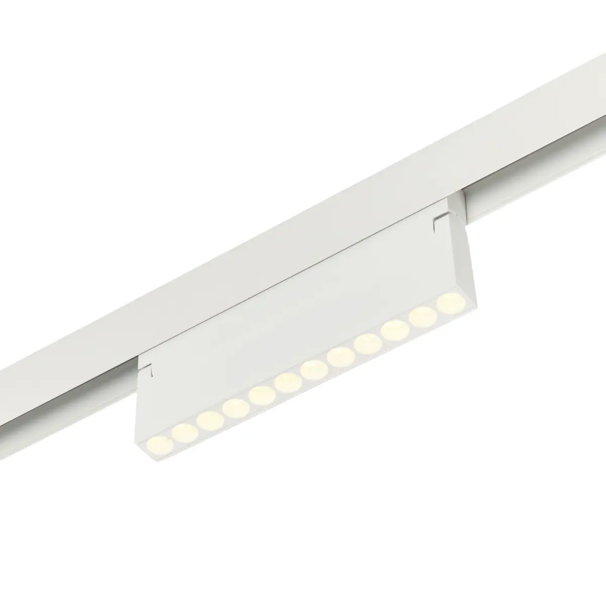 Трековый магнитный светодиодный светильник 12W 48V MyFar ФлоуПоинт MT0213-12W4K-W
