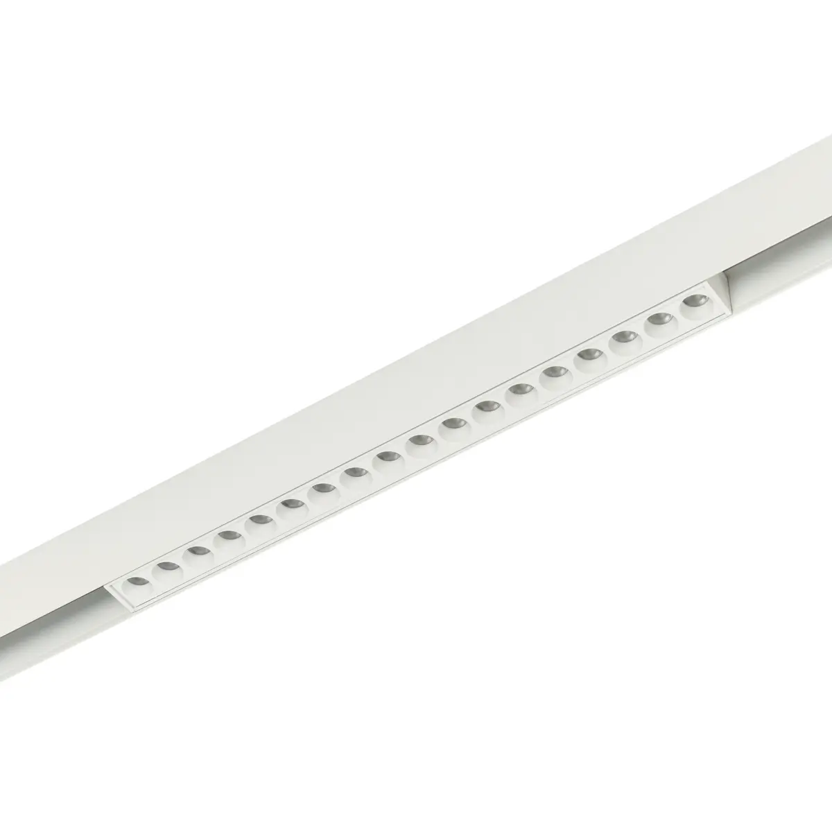 Трековый магнитный светодиодный светильник 18W 48V MyFar ФлоуПоинт MT0211-18W3K-W