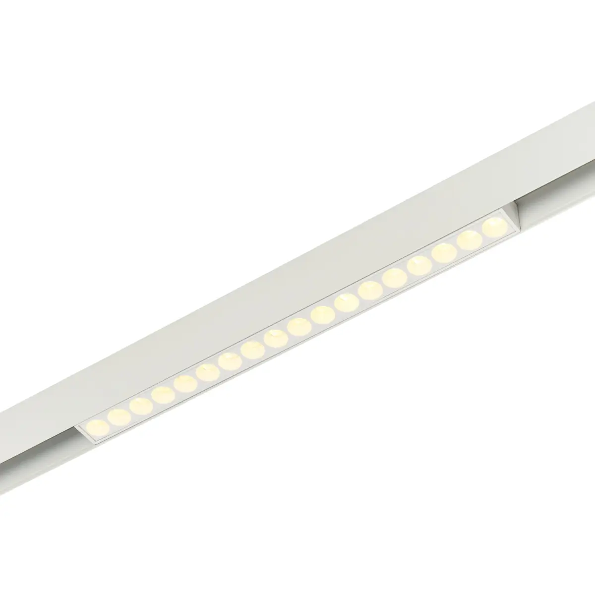 Трековый магнитный светодиодный светильник 18W 48V MyFar ФлоуПоинт MT0211-18W3K-W