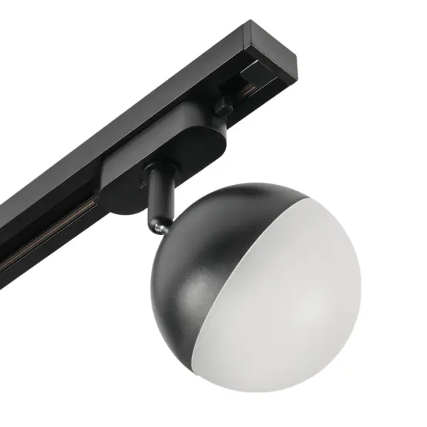 Трековый светодиодный светильник 220V однофазный MyFar Бол MT0125-GX53-B