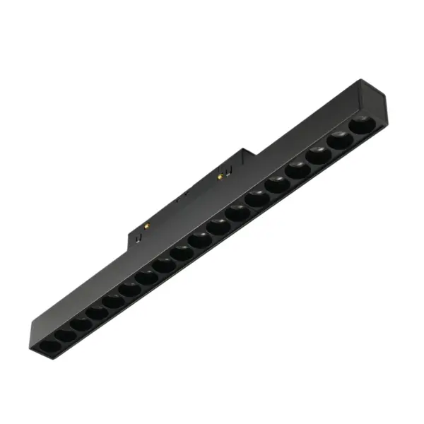 Трековый светодиодный светильник 48V магнитный MyFar ФлоуПоинт MT0211-18W3K-B