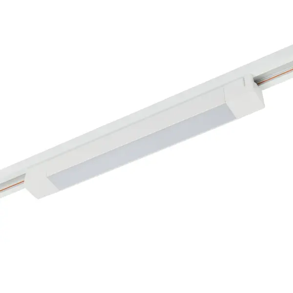 Трековый однофазный светодиодный светильник 16W 220V MyFar Лайнс MT0110-16W4K-W
