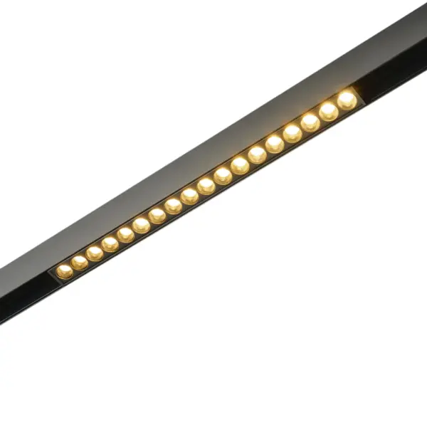 Трековый светодиодный светильник 48V магнитный MyFar ФлоуПоинт MT0211-18W3K-B