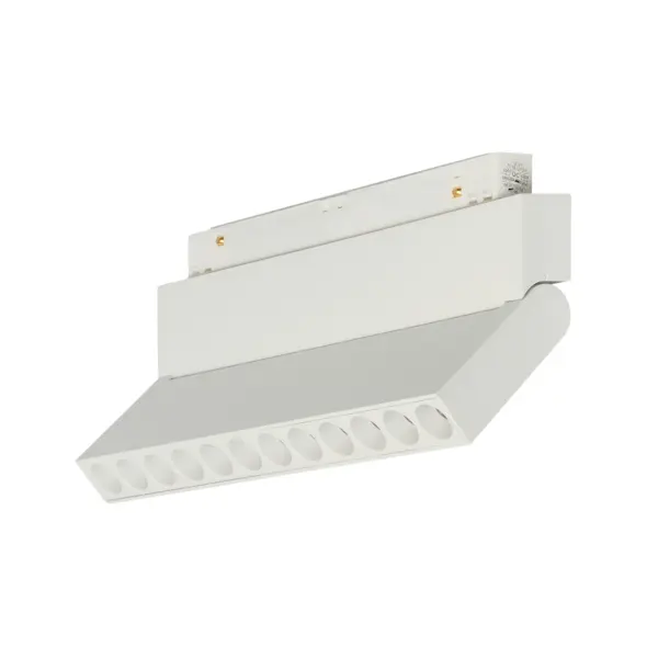 Трековый магнитный светодиодный светильник 12W 48V MyFar ФлоуПоинт MT0213-12W3K-W