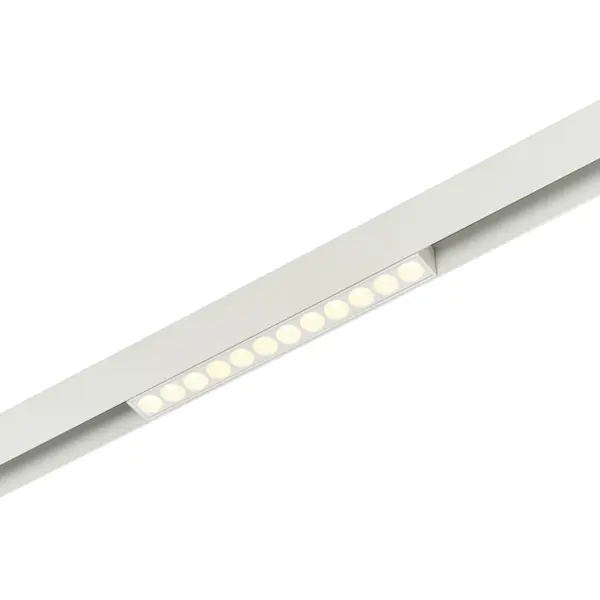 Трековый магнитный светодиодный светильник 12W 48V MyFar ФлоуПоинт MT0211-12W4K-W