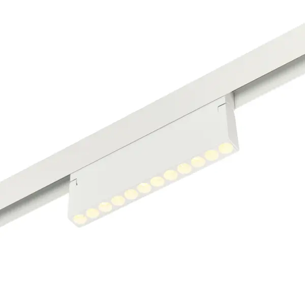 Трековый магнитный светодиодный светильник 12W 48V MyFar ФлоуПоинт MT0213-12W3K-W