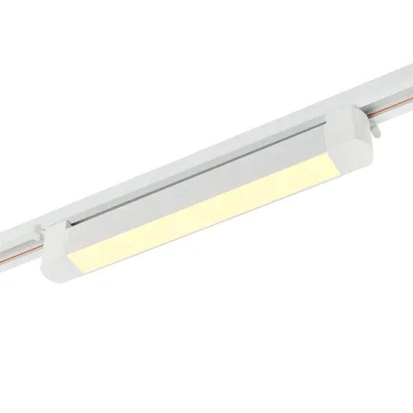 Трековый однофазный светодиодный светильник 16W 220V MyFar Лайнс MT0112-16W3K-W