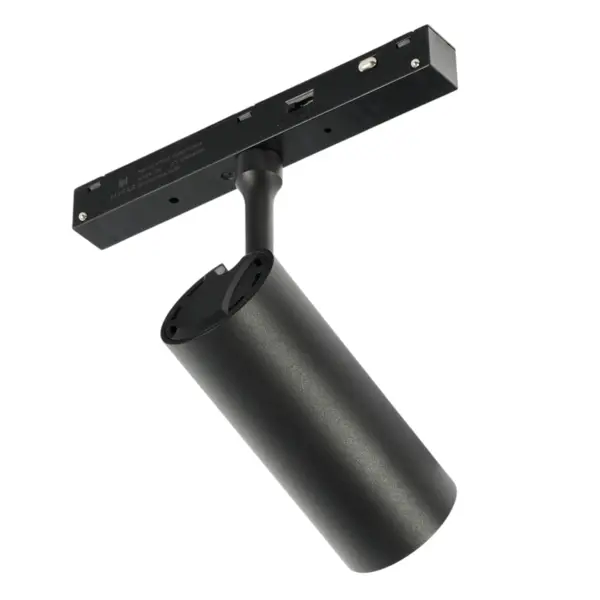 Трековый магнитный светодиодный светильник 12W 48V MyFar Рэй MT0240-12W3CCT-CSM-B