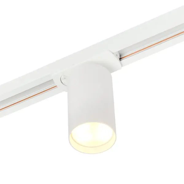 Трековый однофазный светильник 35W 220V однофазный MyFar Бим MT0120-GU10-W