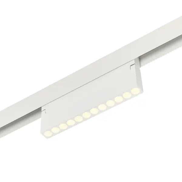Трековый магнитный светодиодный светильник 12W 48V MyFar ФлоуПоинт MT0213-12W4K-W