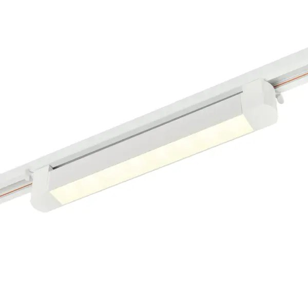 Трековый однофазный светодиодный светильник 16W 220V MyFar Лайнс MT0112-16W4K-W