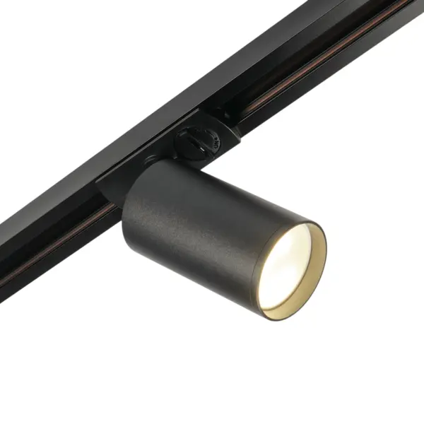 Трековый светодиодный светильник 220V однофазный MyFar Бим MT0120-GU10-B