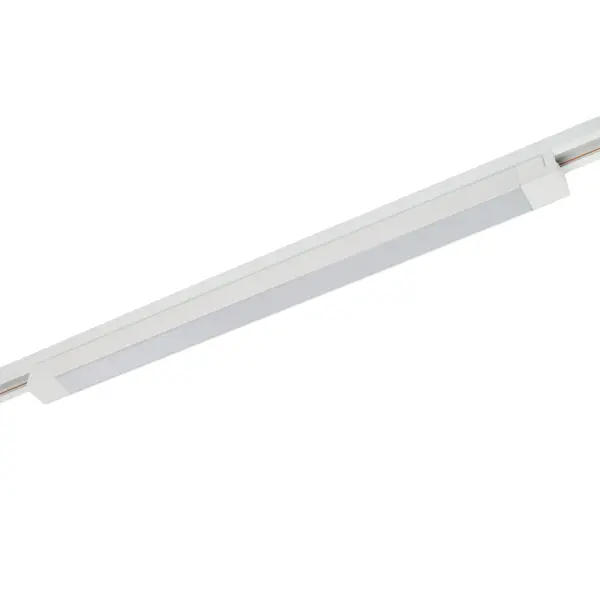 Трековый однофазный светодиодный светильник 30W 220V MyFar Лайнс MT0110-30W4K-W