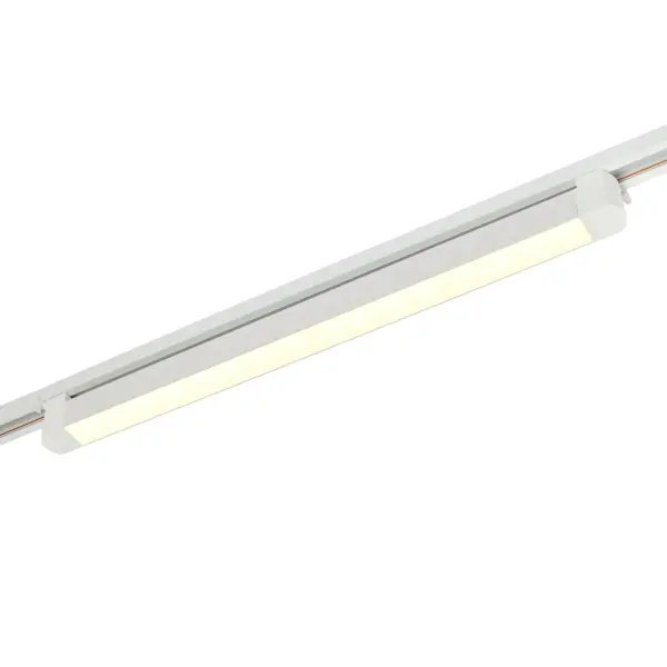 Трековый однофазный светодиодный светильник 30W 220V MyFar Лайнс MT0112-30W4K-W