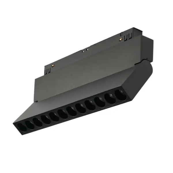 Трековый светодиодный светильник 48V магнитный MyFar ФлоуПоинт MT0213-12W4K-B