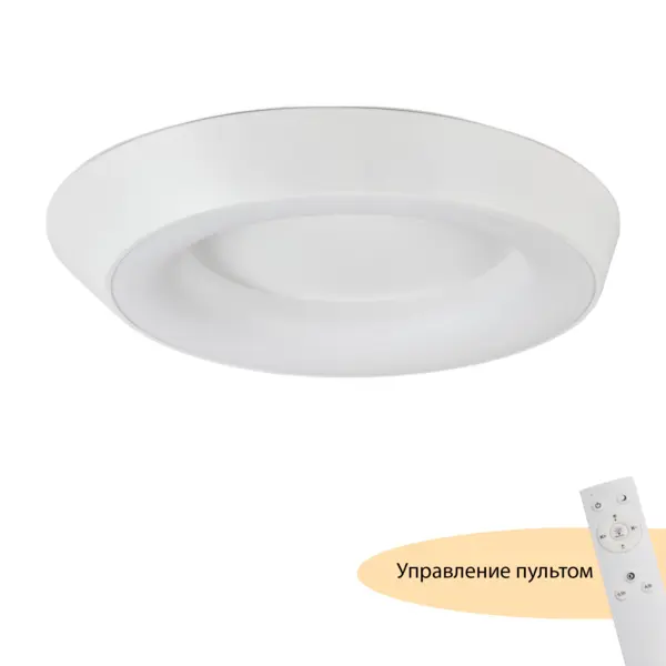Потолочный светодиодный светильник круглый с пультом MyFar Фиби MR9150-CL
