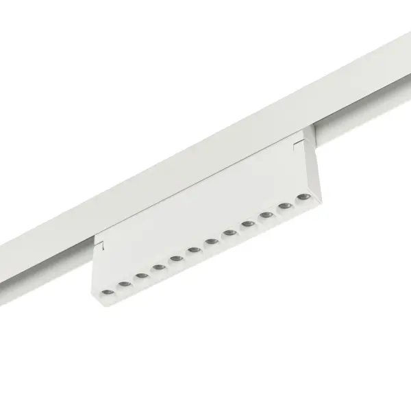 Трековый магнитный светодиодный светильник 12W 48V MyFar ФлоуПоинт MT0213-12W3K-W