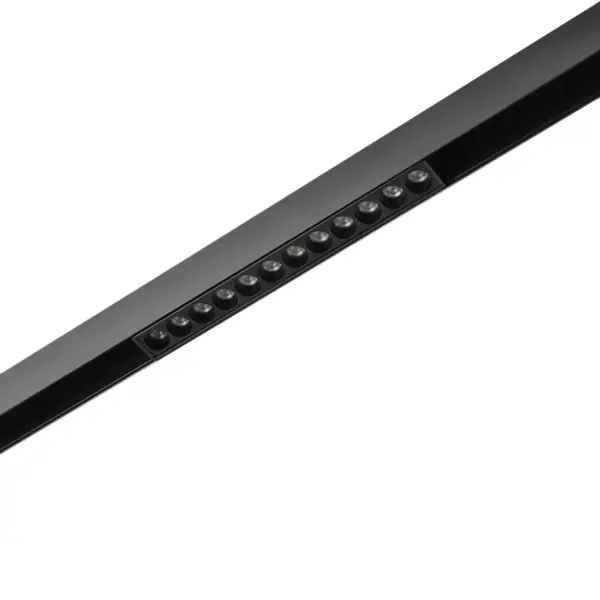 Трековый светодиодный светильник 48V магнитный MyFar ФлоуПоинт MT0211-12W4K-B