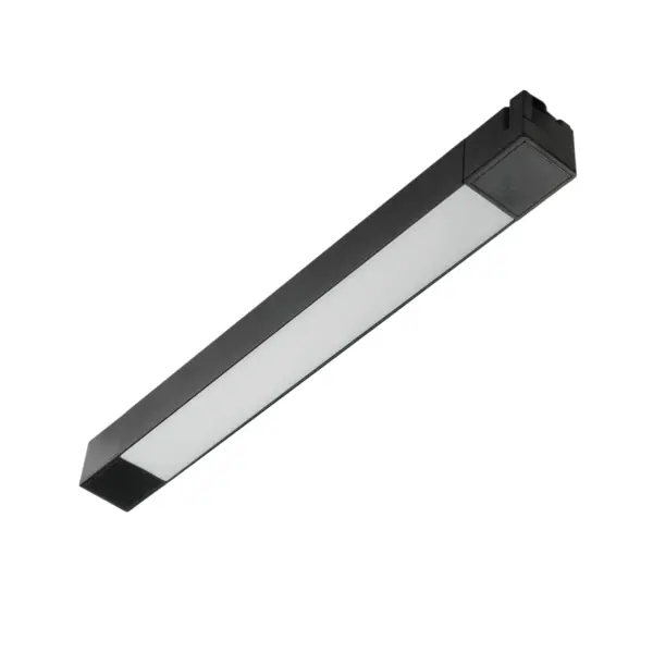 Трековый светодиодный светильник 220V однофазный MyFar Лайнс MT0110-16W3K-B