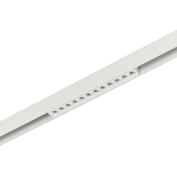 Трековый магнитный светодиодный светильник 12W 48V MyFar ФлоуПоинт MT0211-12W3K-W
