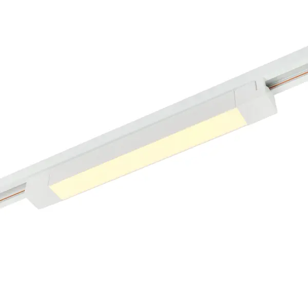 Трековый однофазный светодиодный светильник 16W 220V MyFar Лайнс MT0110-16W3K-W