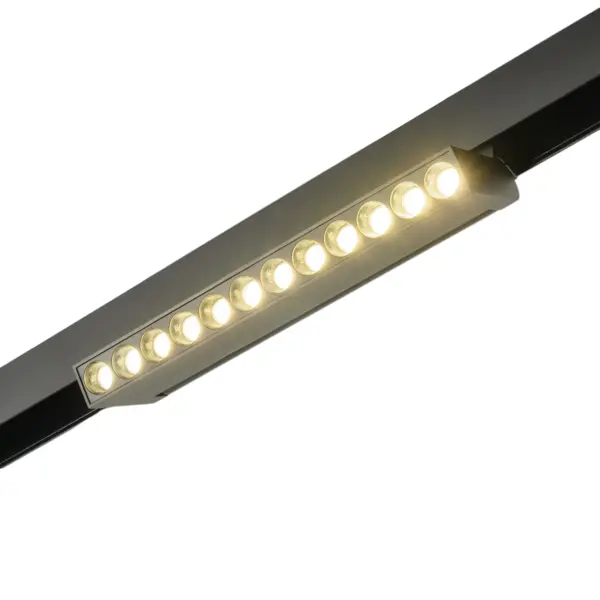Трековый светодиодный светильник 48V магнитный MyFar ФлоуПоинт MT0213-12W4K-B