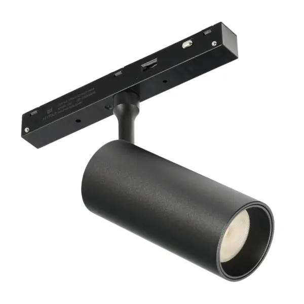 Трековый магнитный светодиодный светильник 12W 48V MyFar Рэй MT0240-12W3CCT-CSM-B