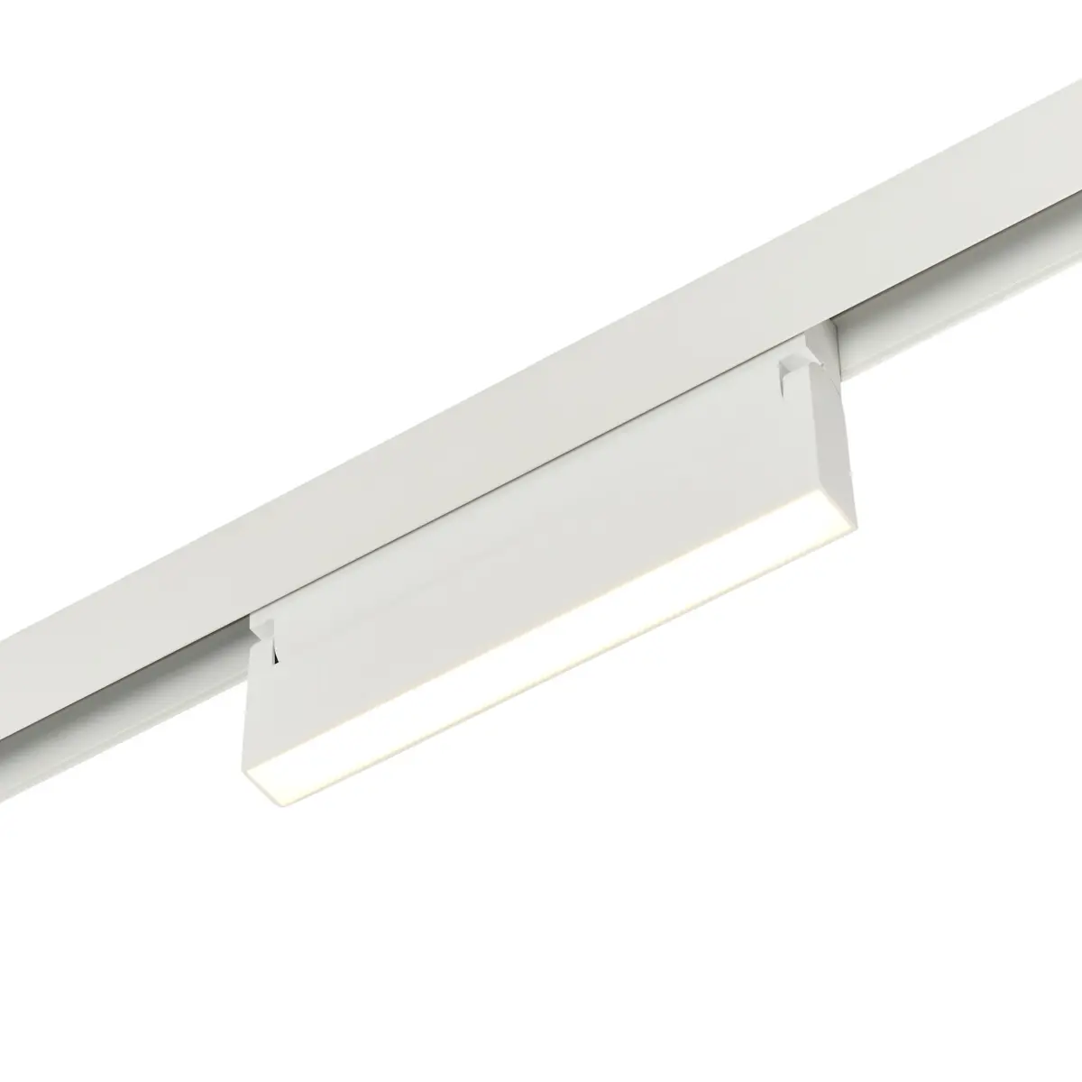 Трековый магнитный светодиодный светильник 16W 48V MyFar Флоу MT0212-16W3K-W