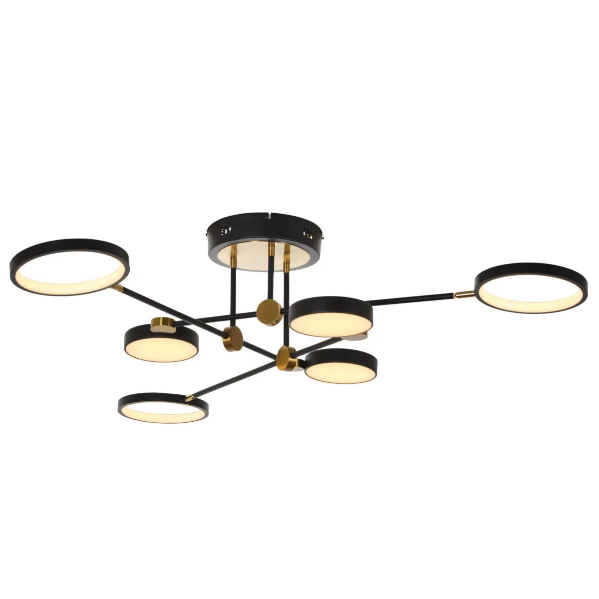 Потолочная люстра на штанге светодиодная MyFar Мэнди MR1230-6CL