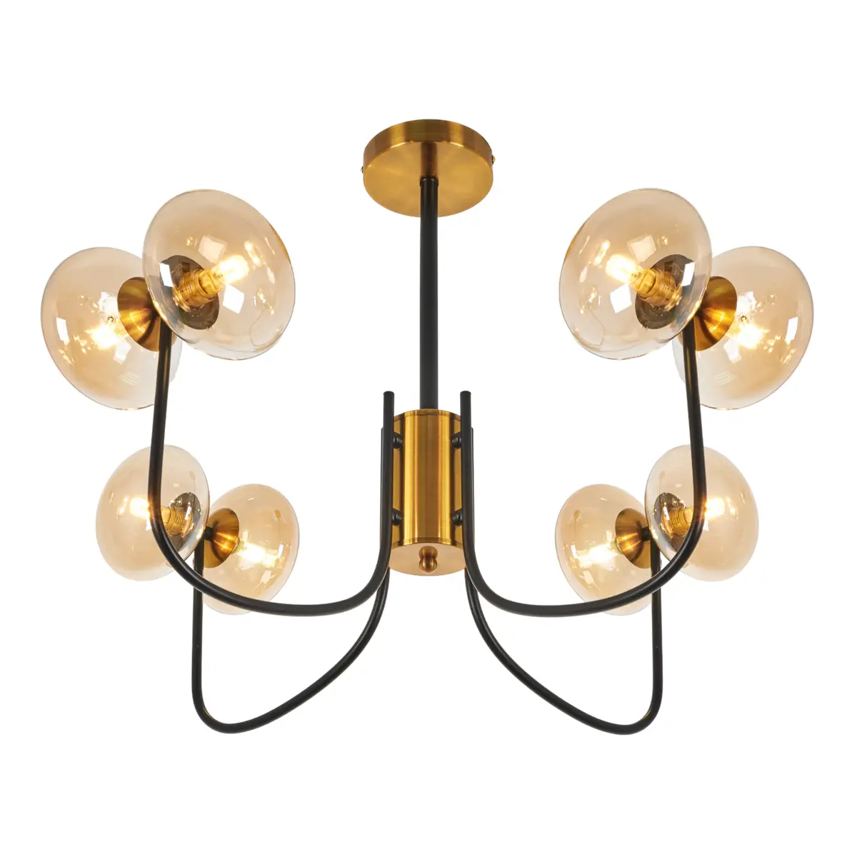 Потолочная люстра на штанге MyFar Скотт MR1751-8P