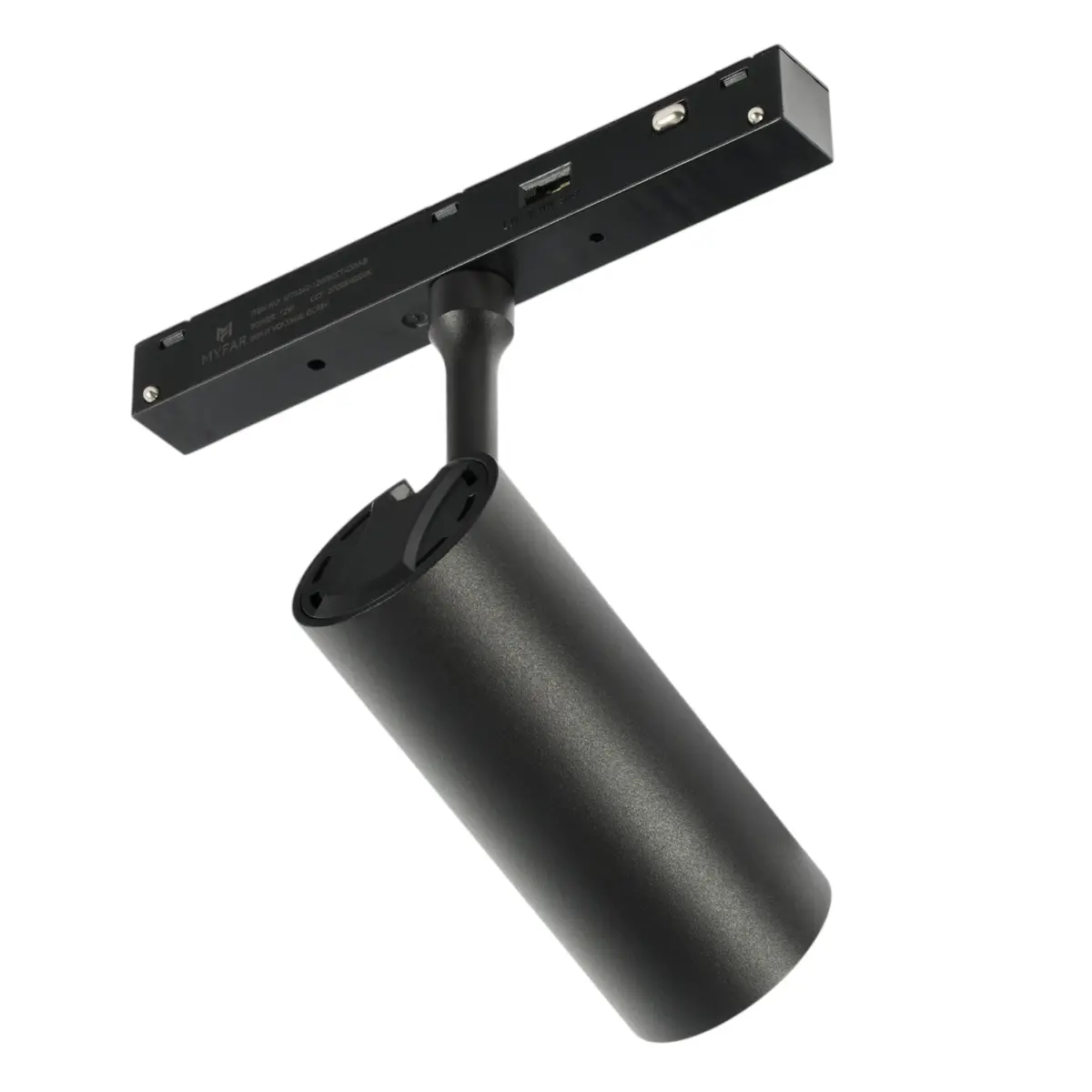 Трековый магнитный светодиодный светильник 12W 48V MyFar Рэй MT0240-12W3CCT-CSM-B