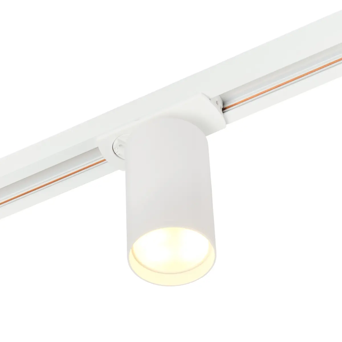 Трековый однофазный светильник 35W 220V однофазный MyFar Бим MT0120-GU10-W
