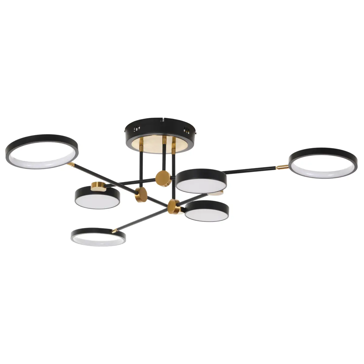 Потолочная люстра на штанге светодиодная MyFar Мэнди MR1230-6CL