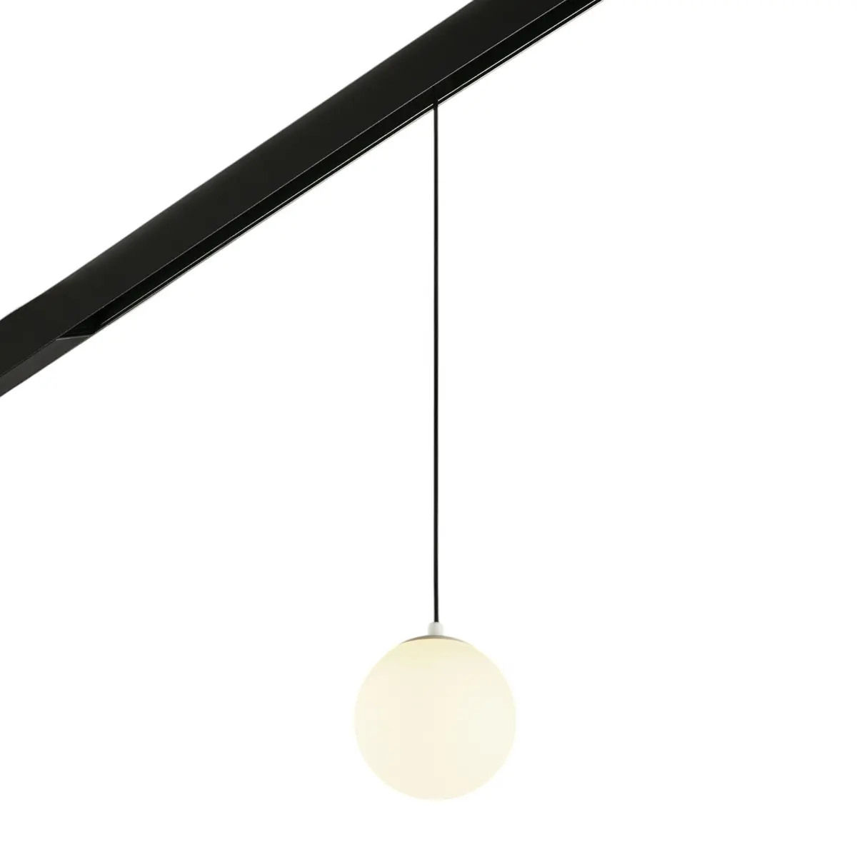 Трековый светодиодный светильник 48V магнитный MyFar Сфера MT0223-10W3K-S-B