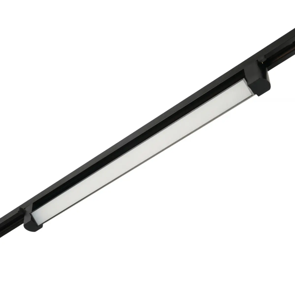 Трековый светодиодный светильник 220V однофазный MyFar Лайнс MT0112-30W4K-B