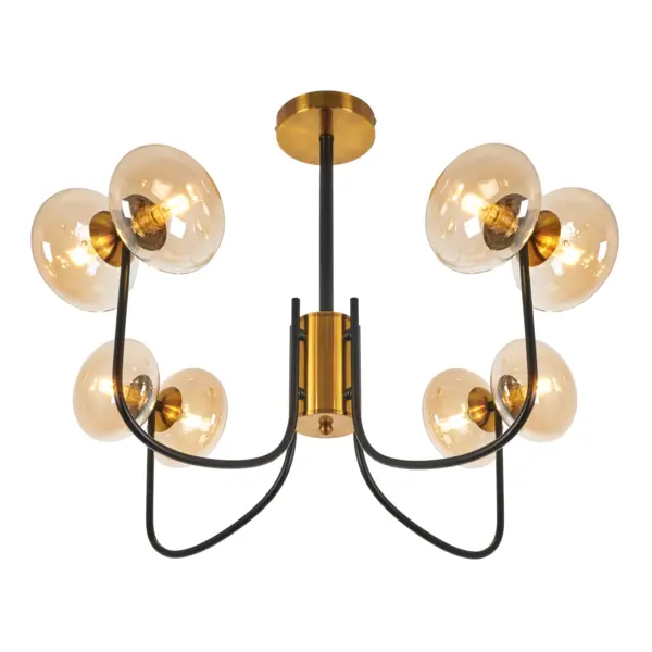 Потолочная люстра на штанге MyFar Скотт MR1751-8P