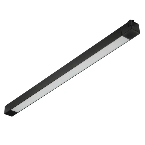 Трековый светодиодный светильник 220V однофазный MyFar Лайнс MT0110-30W4K-B