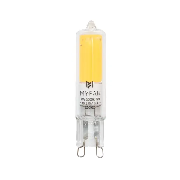 Лампочка светодиодная MyFar Базис G9 MB1101G9-4W3K