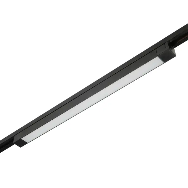 Трековый светодиодный светильник 220V однофазный MyFar Лайнс MT0110-30W4K-B