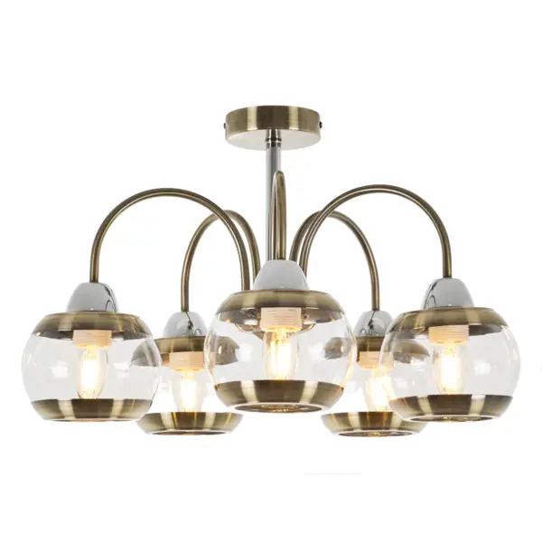 Потолочная люстра на штанге MyFar Крис MR1491-5C