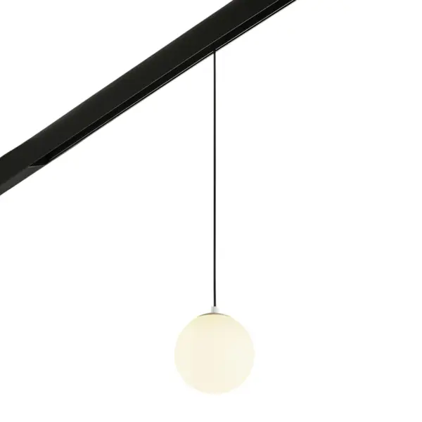 Трековый светодиодный светильник 48V магнитный MyFar Сфера MT0223-10W3K-S-B